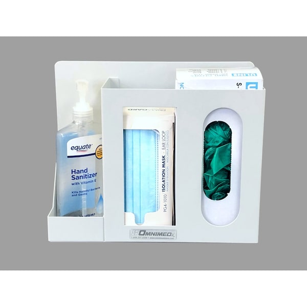 INFECTION PREVENTION STATION - LIGHT GREY STEEL